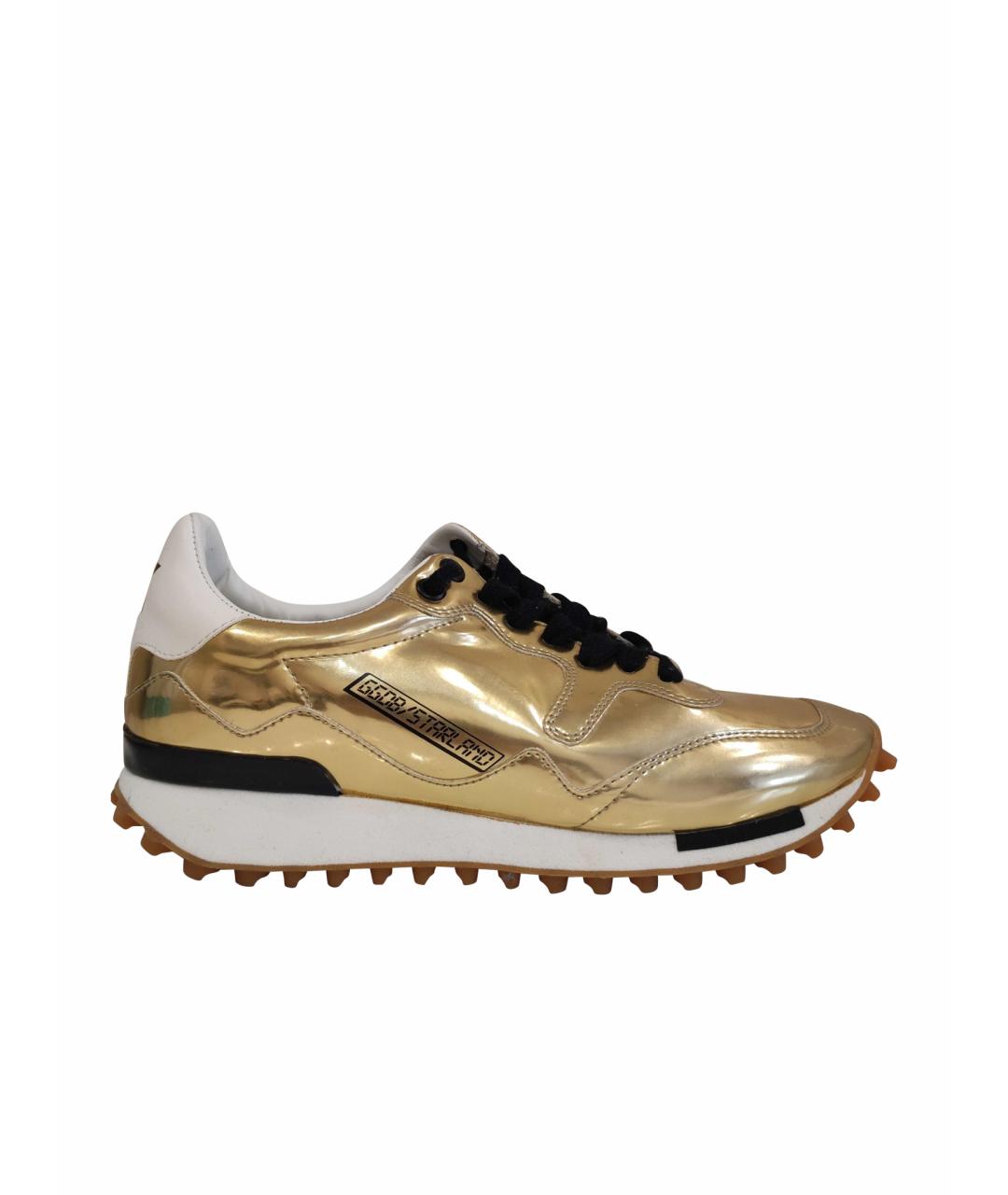 GOLDEN GOOSE DELUXE BRAND Золотые кроссовки, фото 1