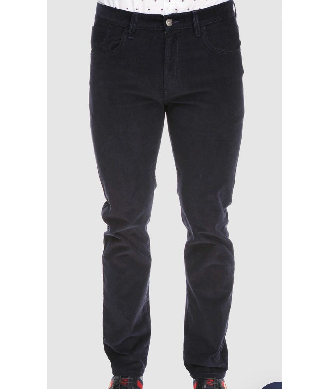 GUCCI Темно-синие хлопковые классические брюки, фото 9