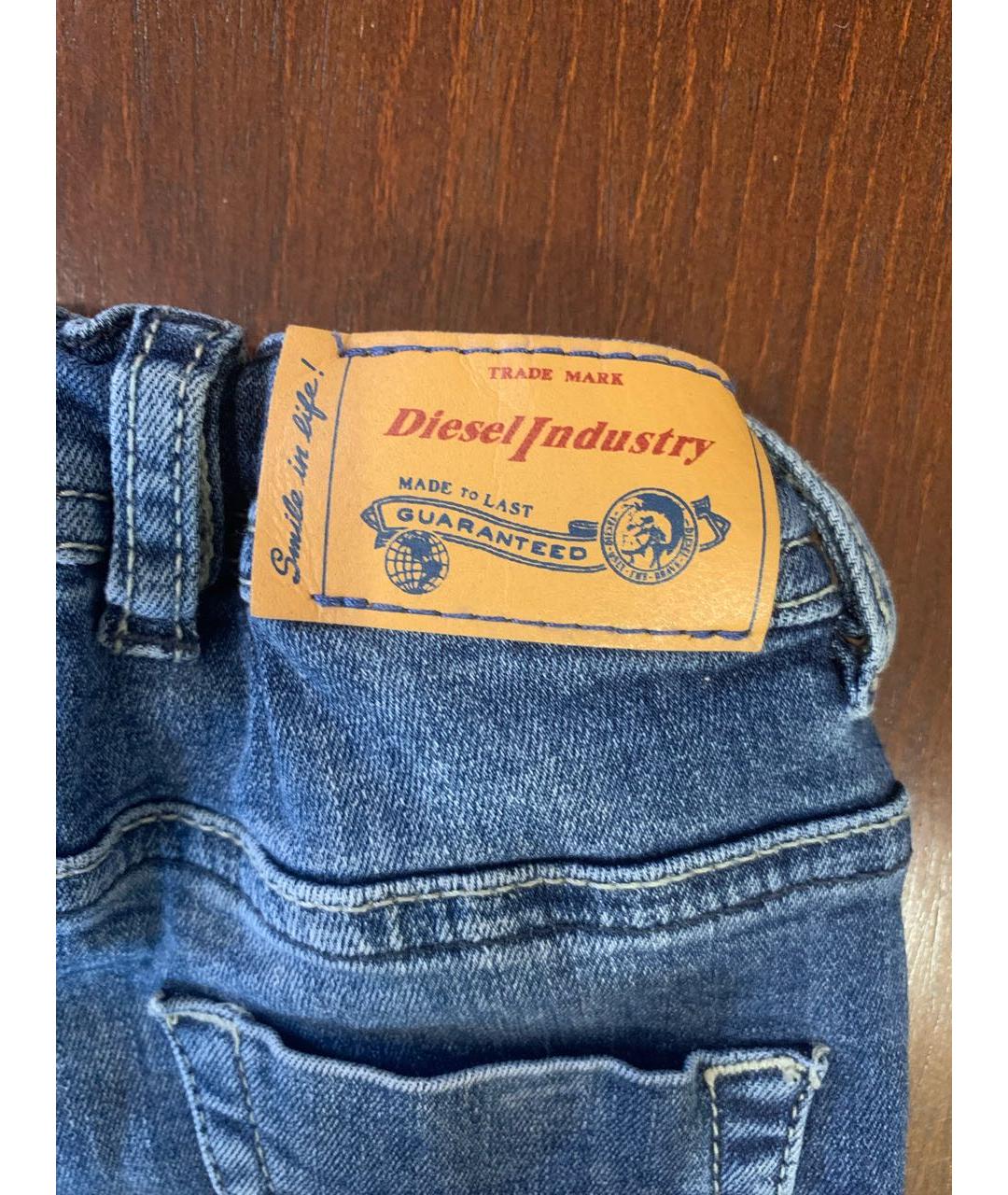 DIESEL Темно-синие деним детские джинсы, фото 3
