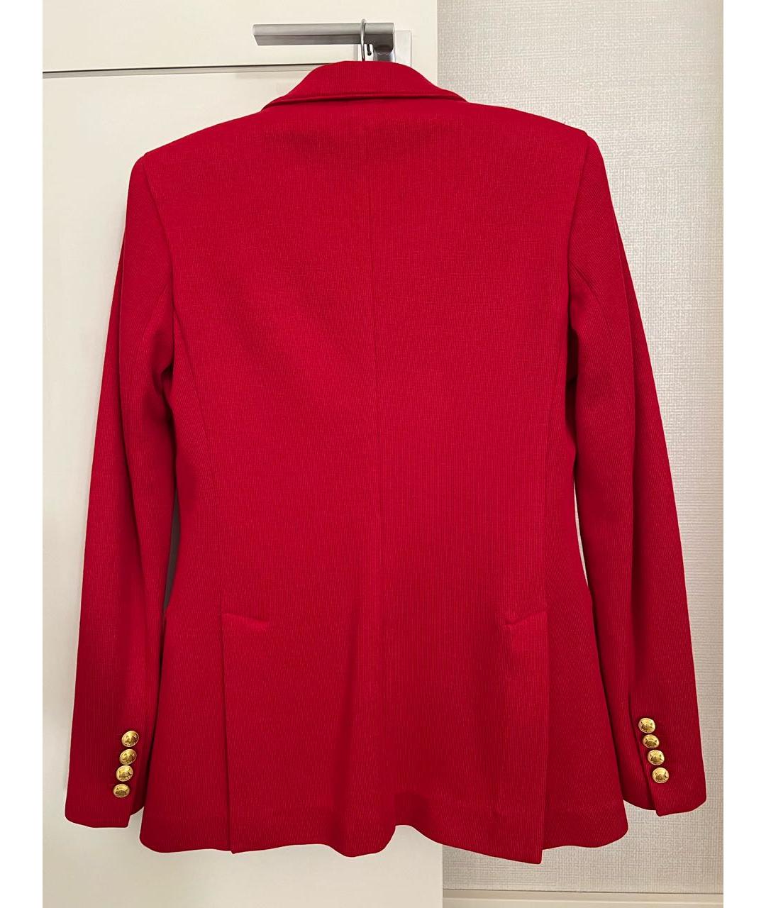 POLO RALPH LAUREN Красный хлопковый жакет/пиджак, фото 2