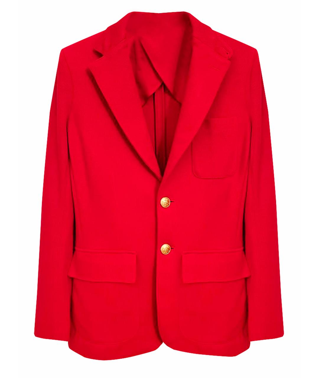 POLO RALPH LAUREN Красный хлопковый жакет/пиджак, фото 1