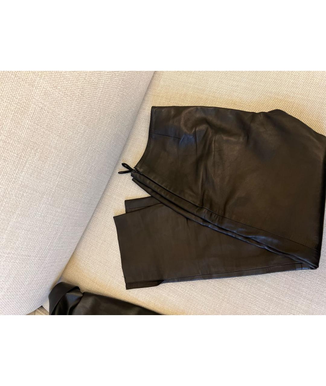 PRADA Черный кожаный костюм с брюками, фото 5