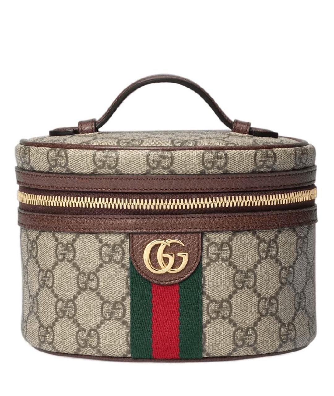 GUCCI Бежевая косметичка, фото 9