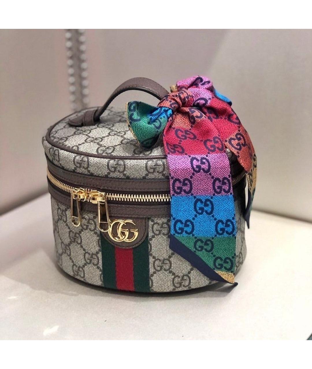 GUCCI Бежевая косметичка, фото 8