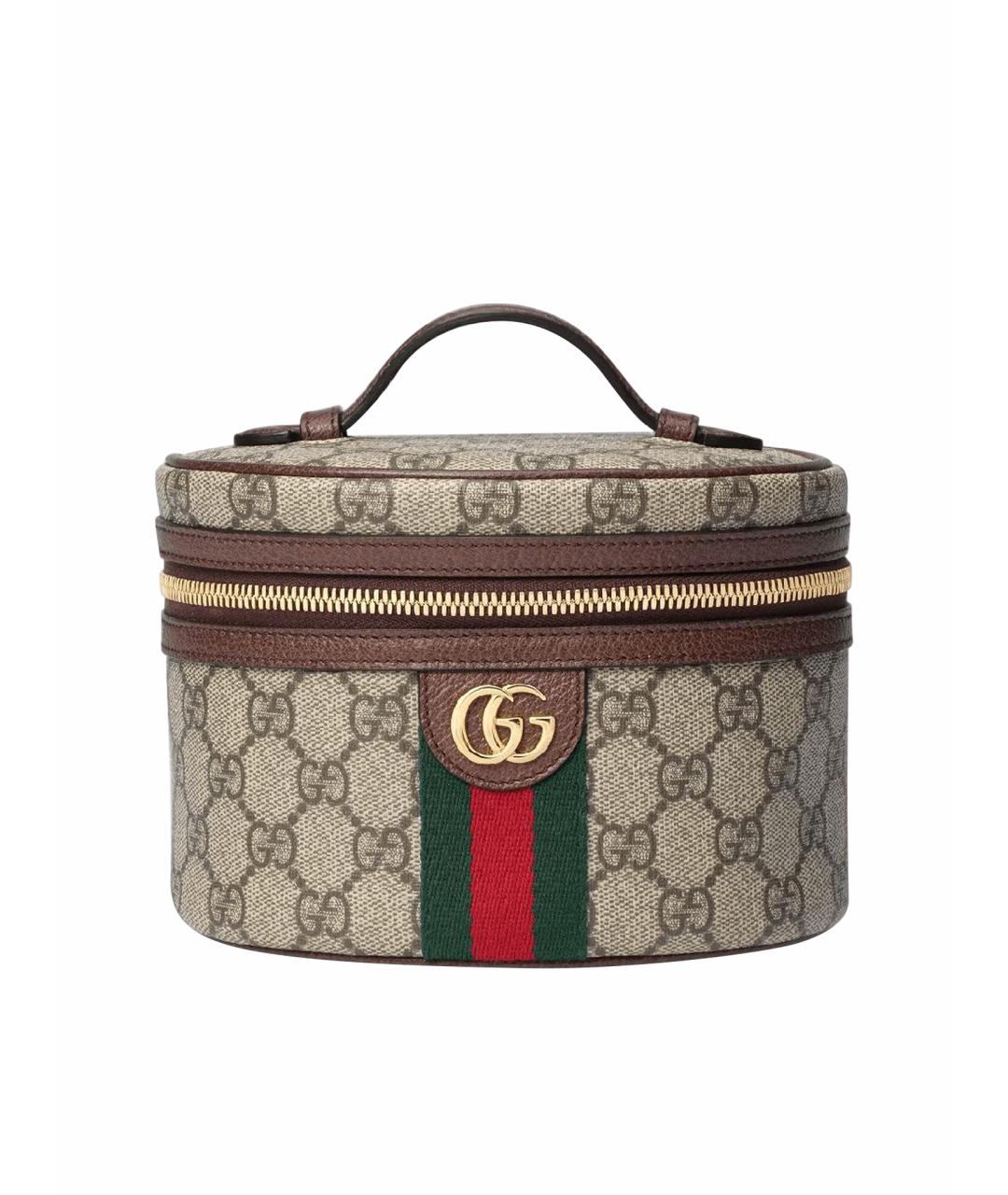 GUCCI Бежевая косметичка, фото 1