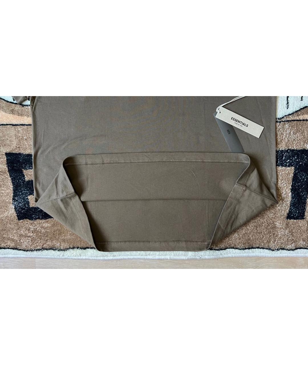 FEAR OF GOD ESSENTIALS Черная хлопковая футболка, фото 7