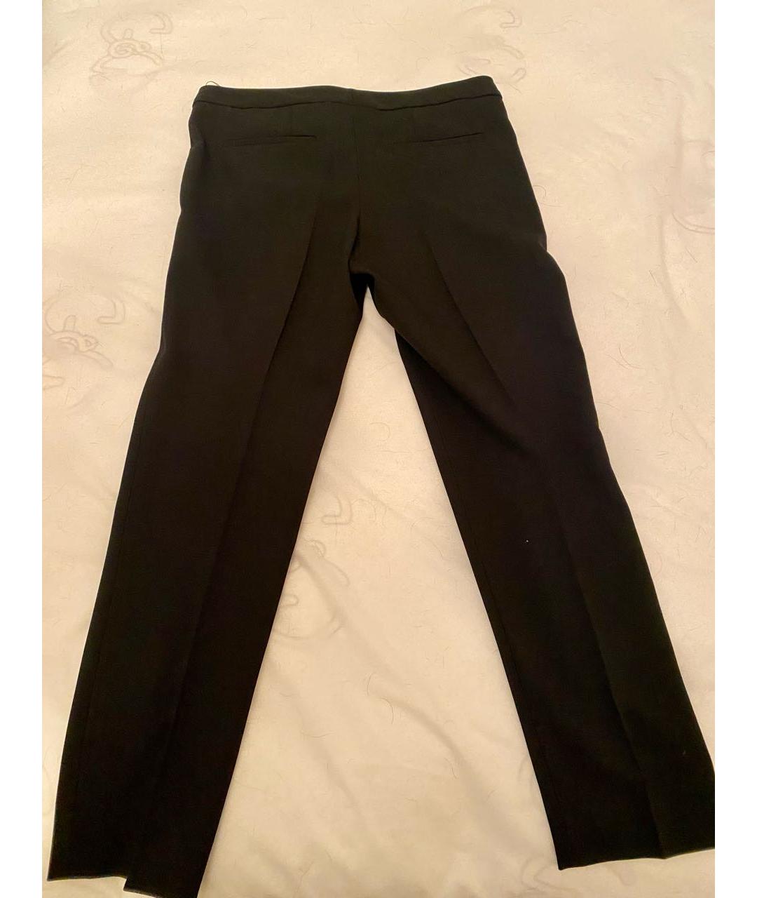 CHLOE Черные шерстяные брюки узкие, фото 2