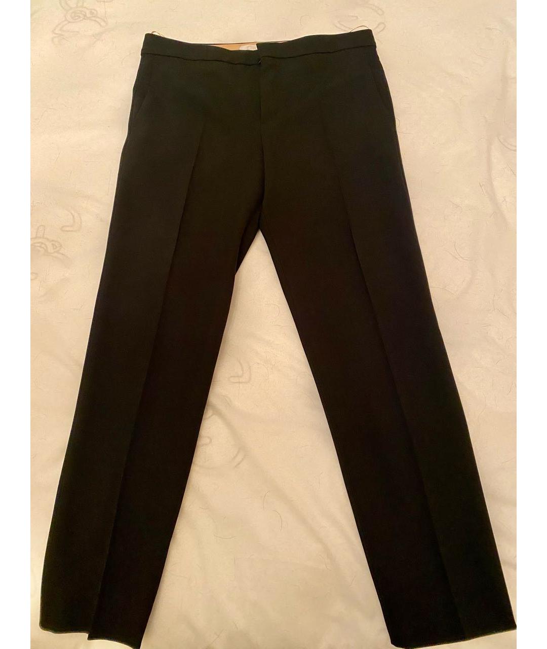 CHLOE Черные шерстяные брюки узкие, фото 5