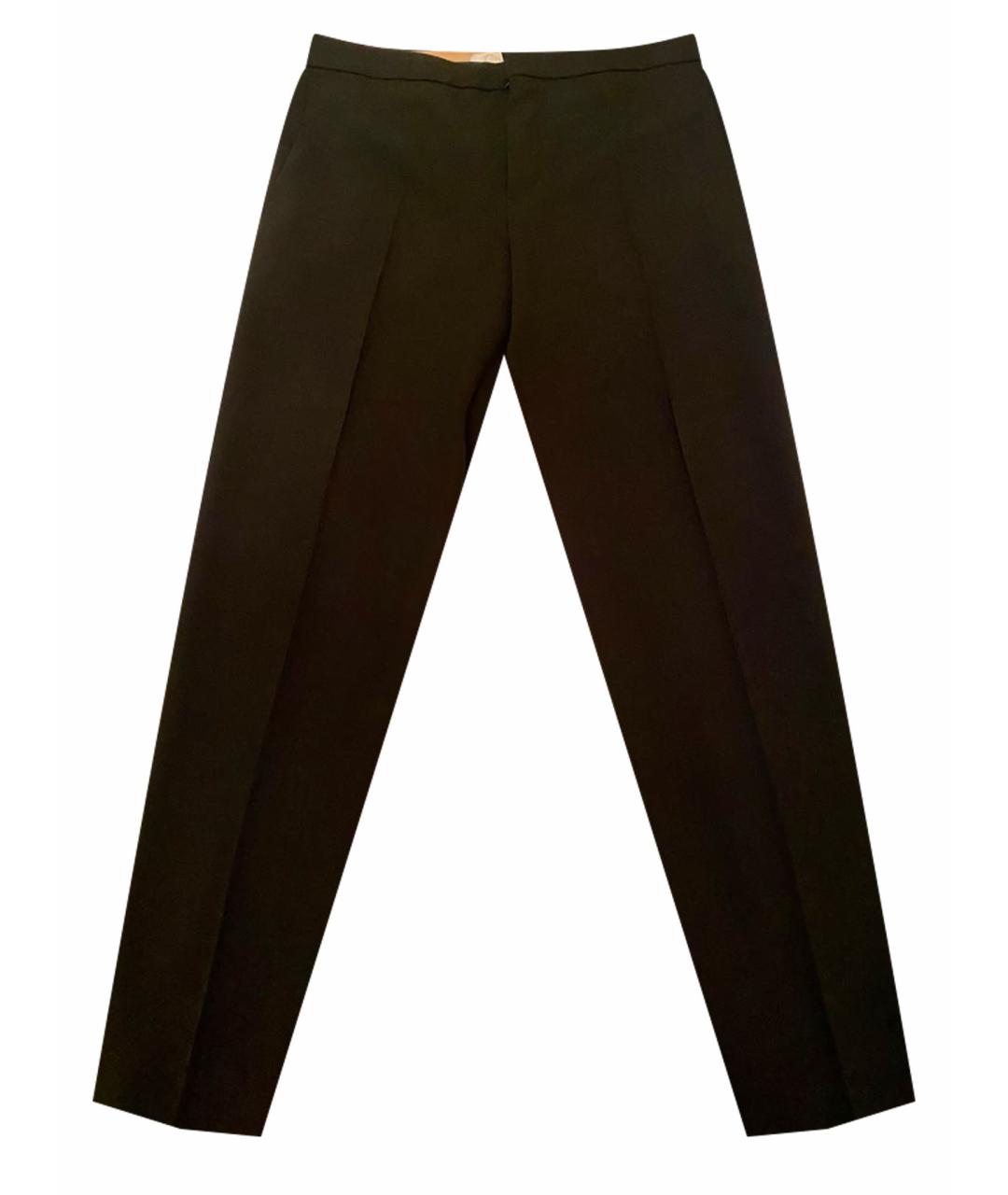 CHLOE Черные шерстяные брюки узкие, фото 1