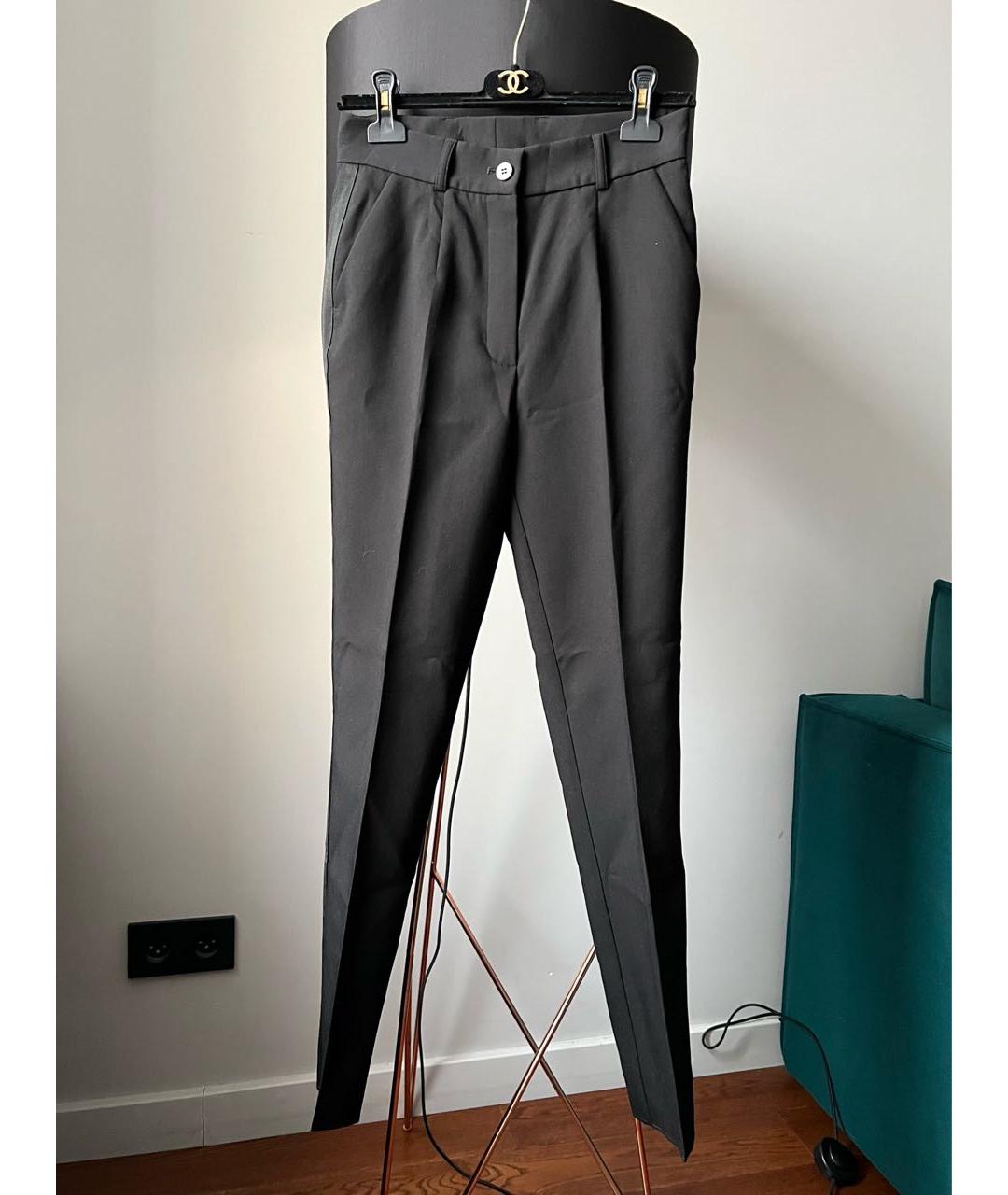CHANEL Черные брюки узкие, фото 6