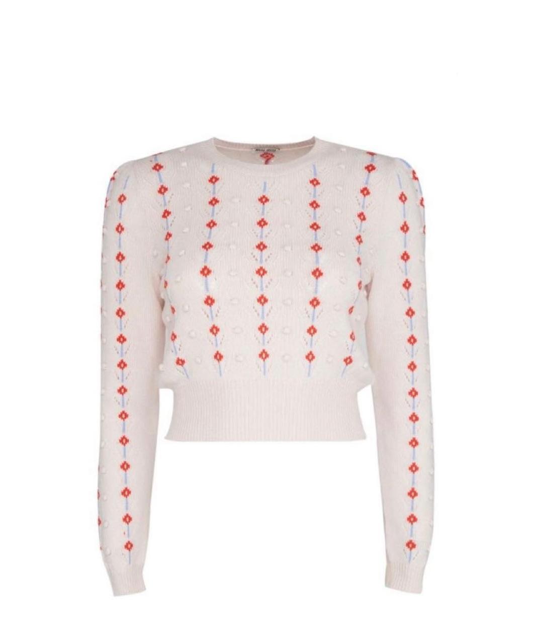 MIU MIU Розовый кашемировый джемпер / свитер, фото 1
