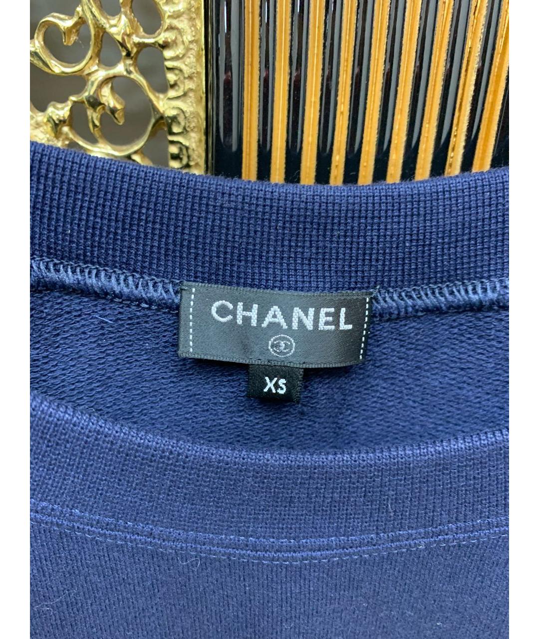 CHANEL Синяя футболка, фото 3