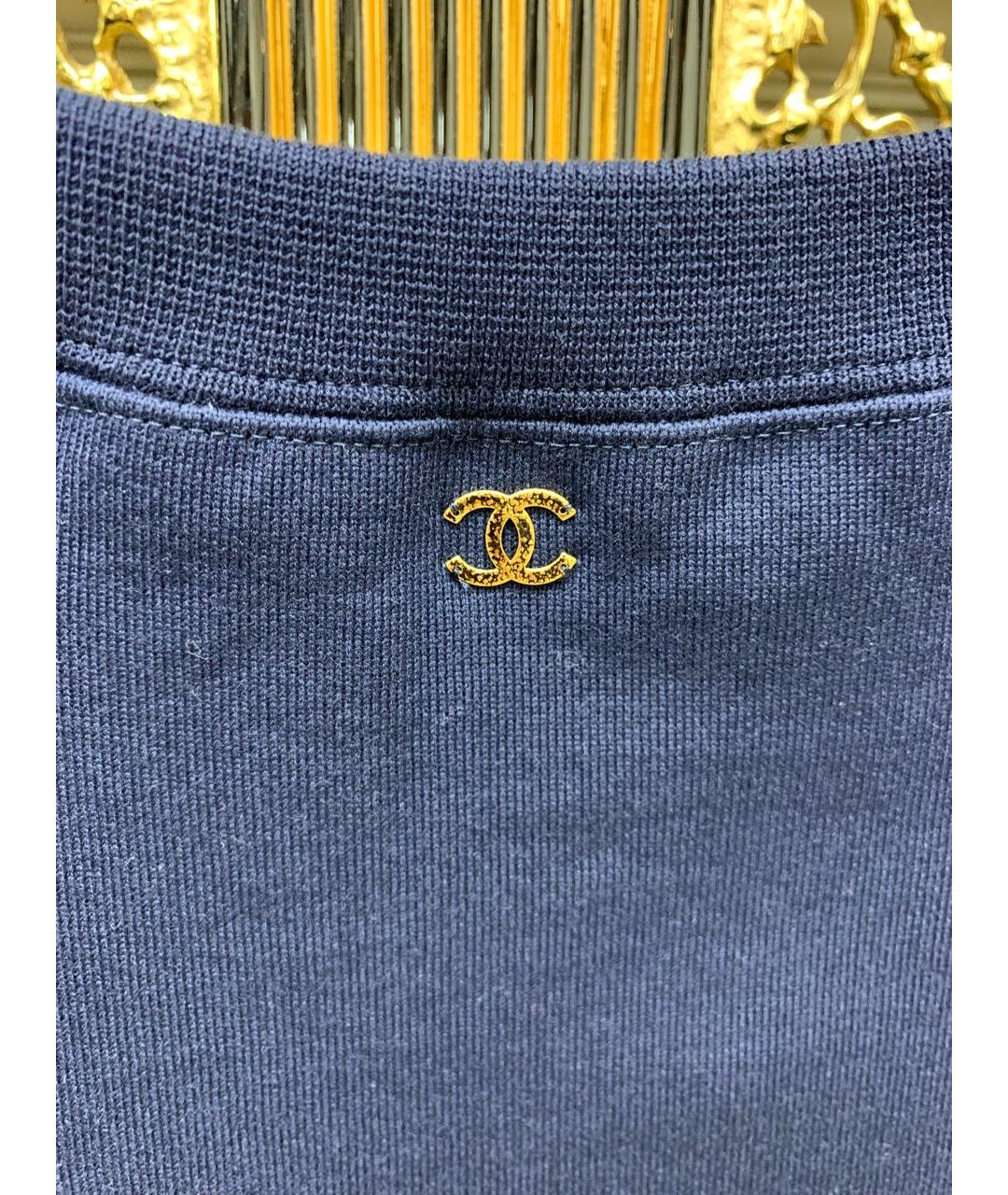 CHANEL Синяя футболка, фото 5