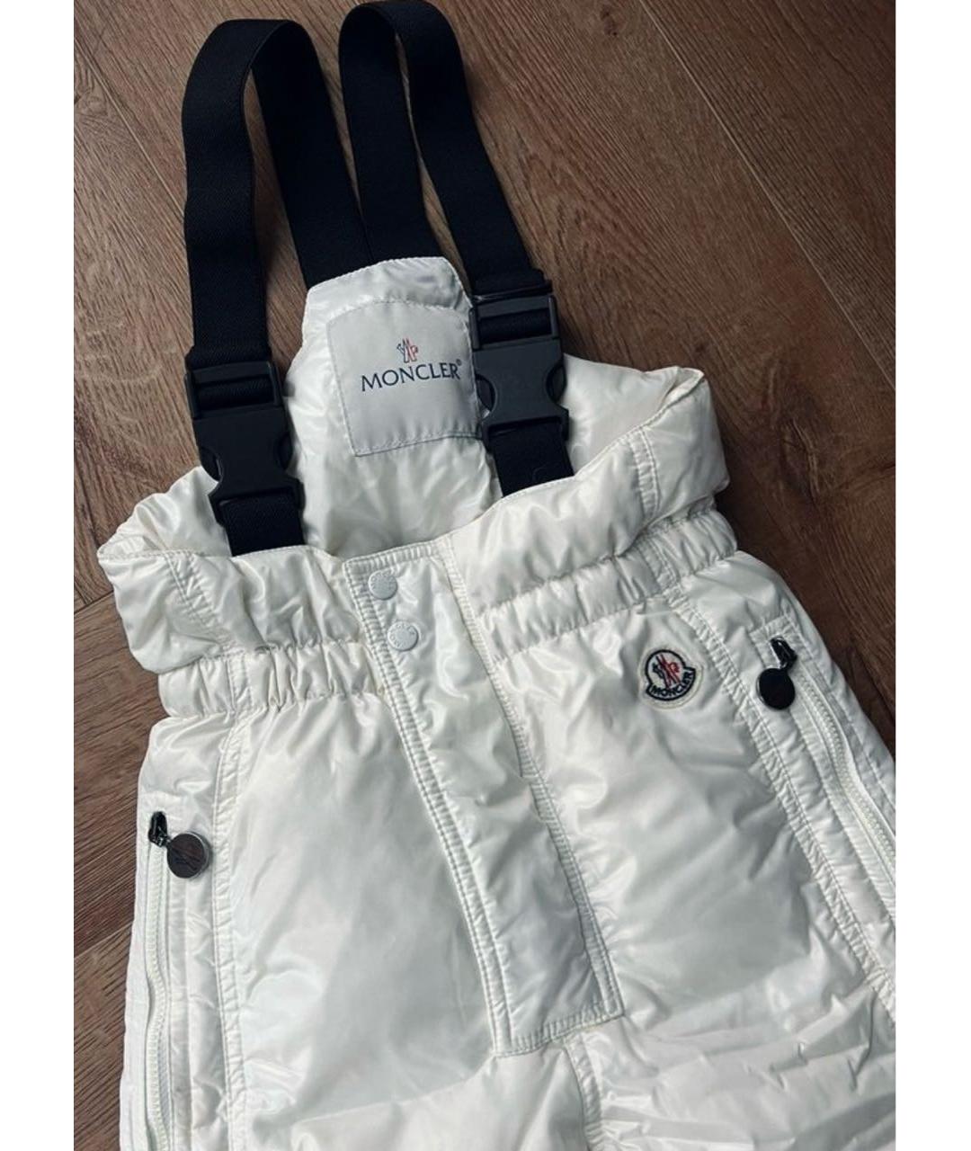 MONCLER Белый комбинезон, фото 3