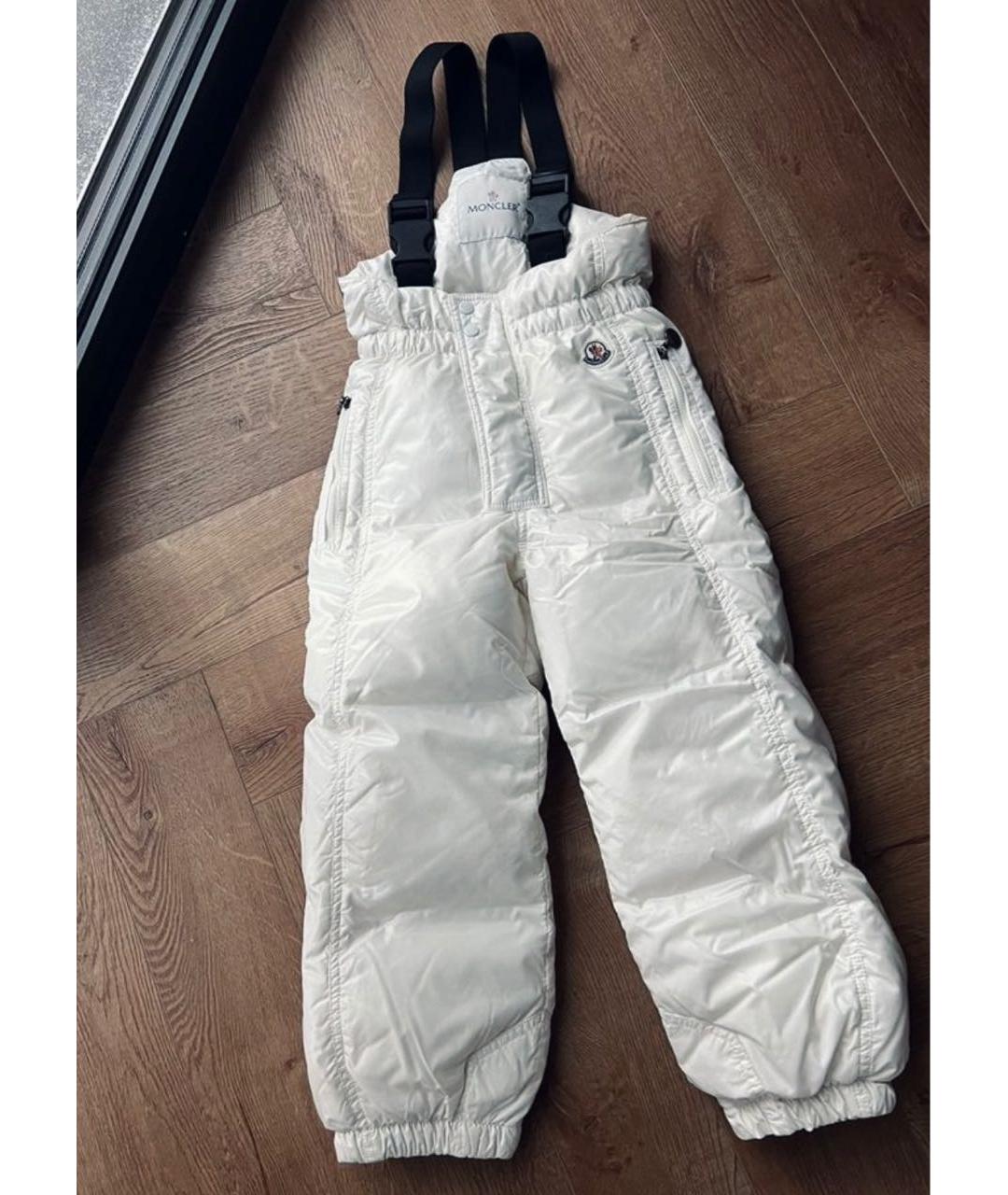 MONCLER Белый комбинезон, фото 2
