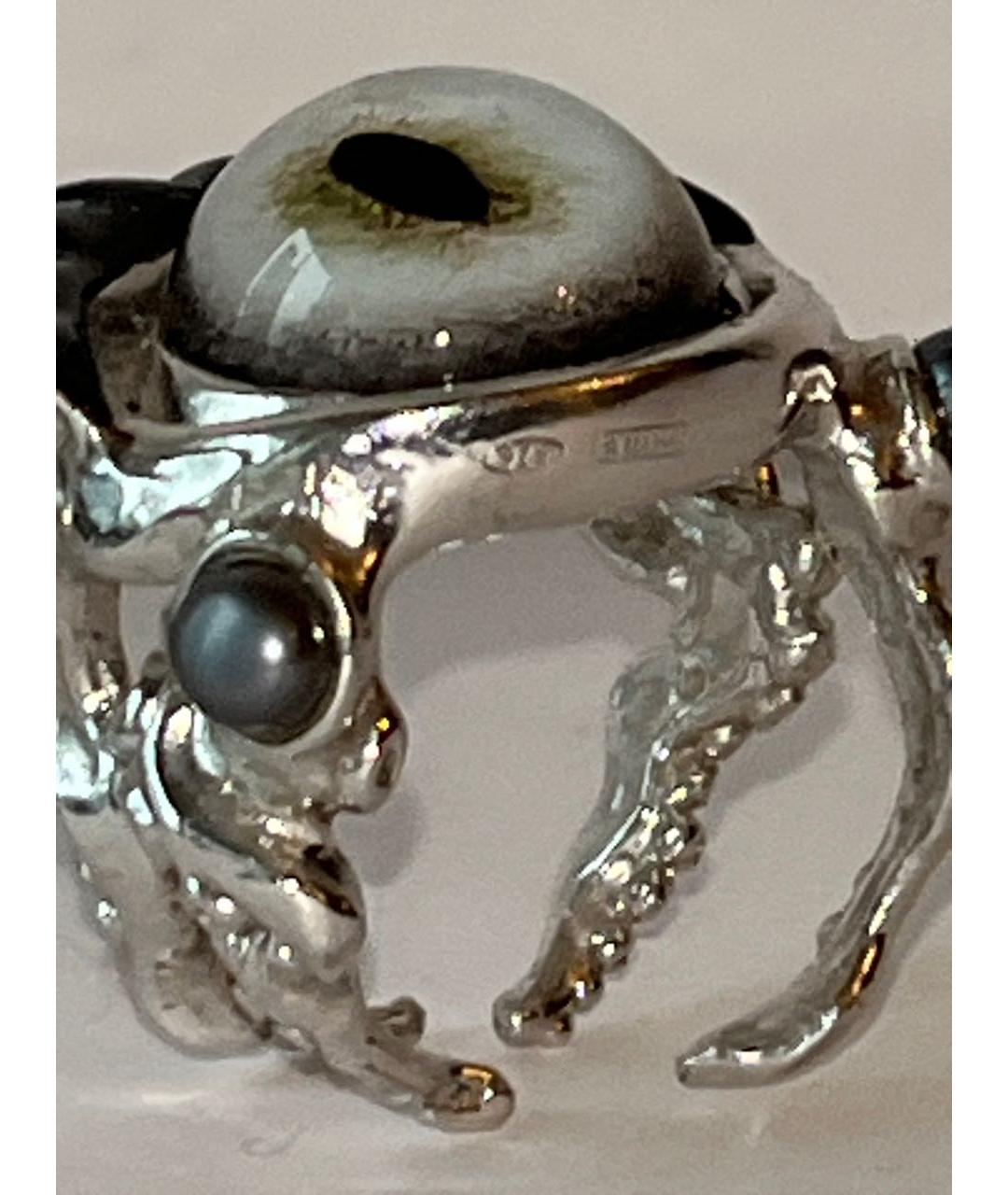 DELFINA DELETTREZ Серебряное серебряное кольцо, фото 6