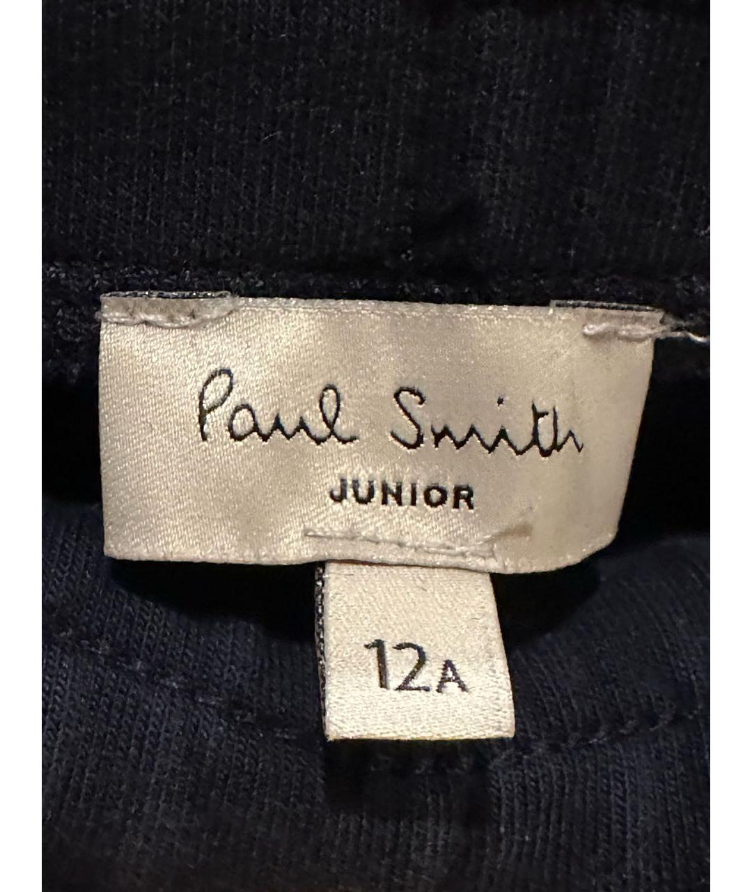 PAUL SMITH Темно-синие хлопковые брюки и шорты, фото 4