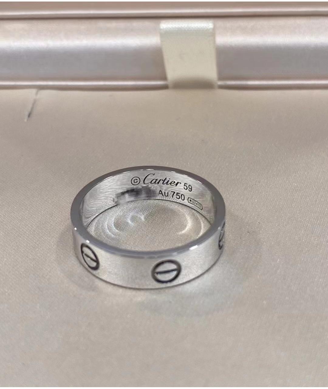 CARTIER Серебряное кольцо из белого золота, фото 2