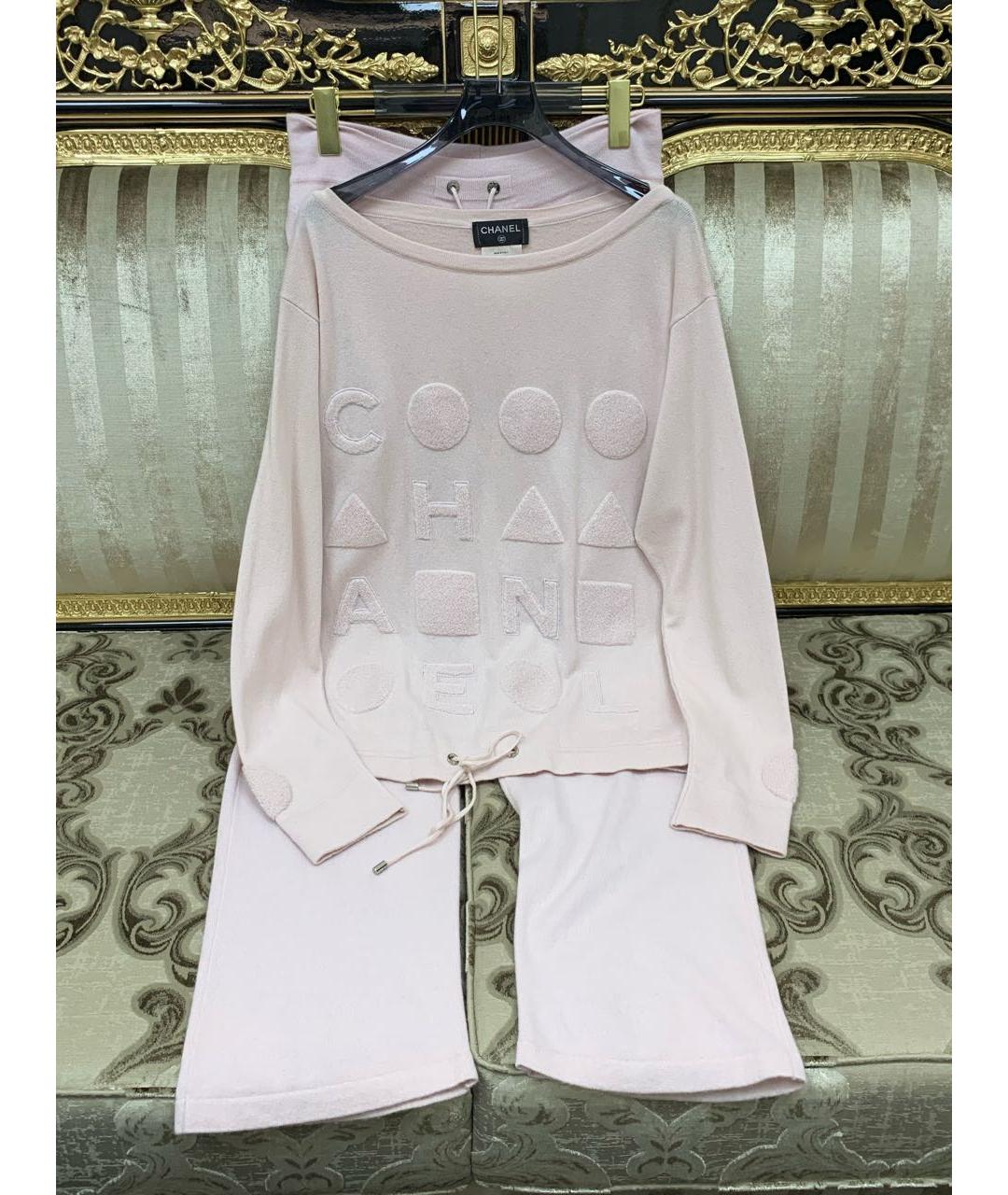 CHANEL Розовый костюм с брюками, фото 9