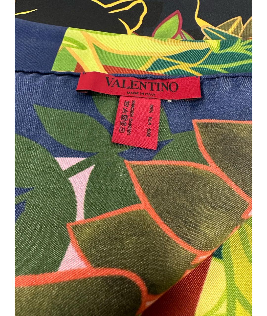 VALENTINO Мульти шелковый платок, фото 3