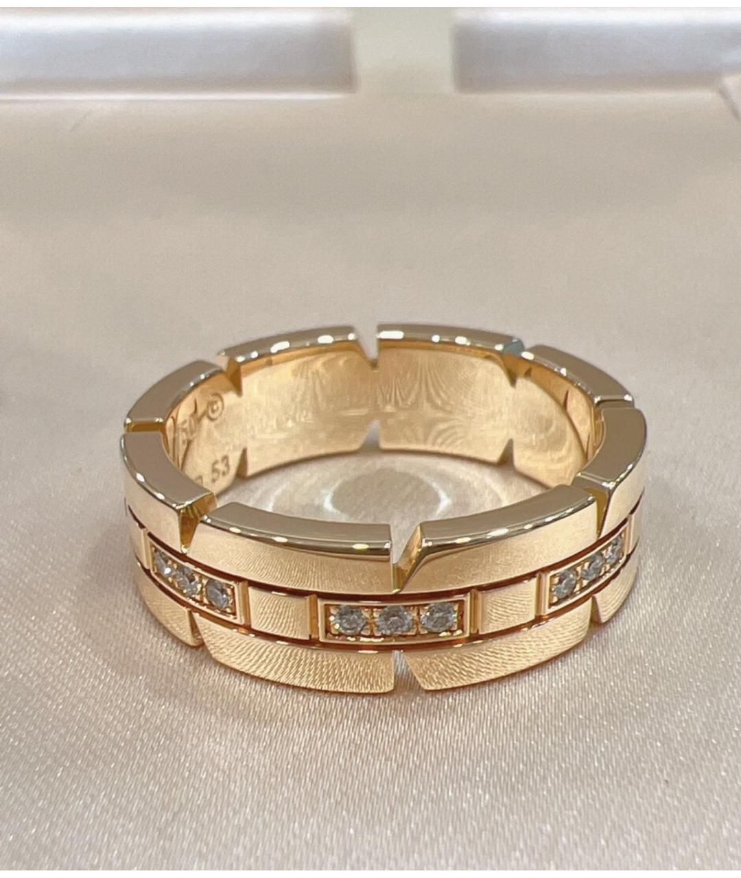 CARTIER Желтое кольцо из розового золота, фото 6