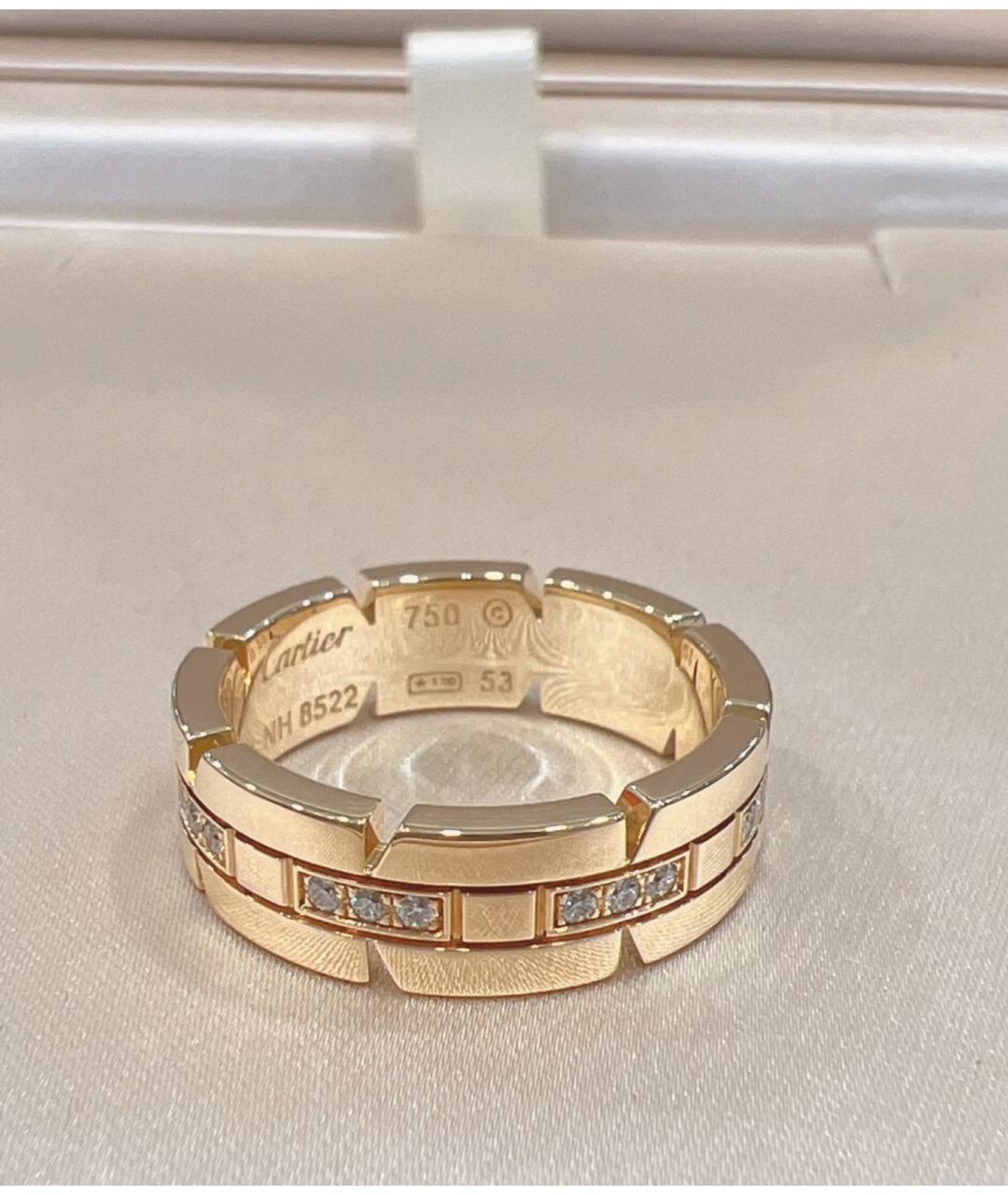 CARTIER Желтое кольцо из розового золота, фото 7