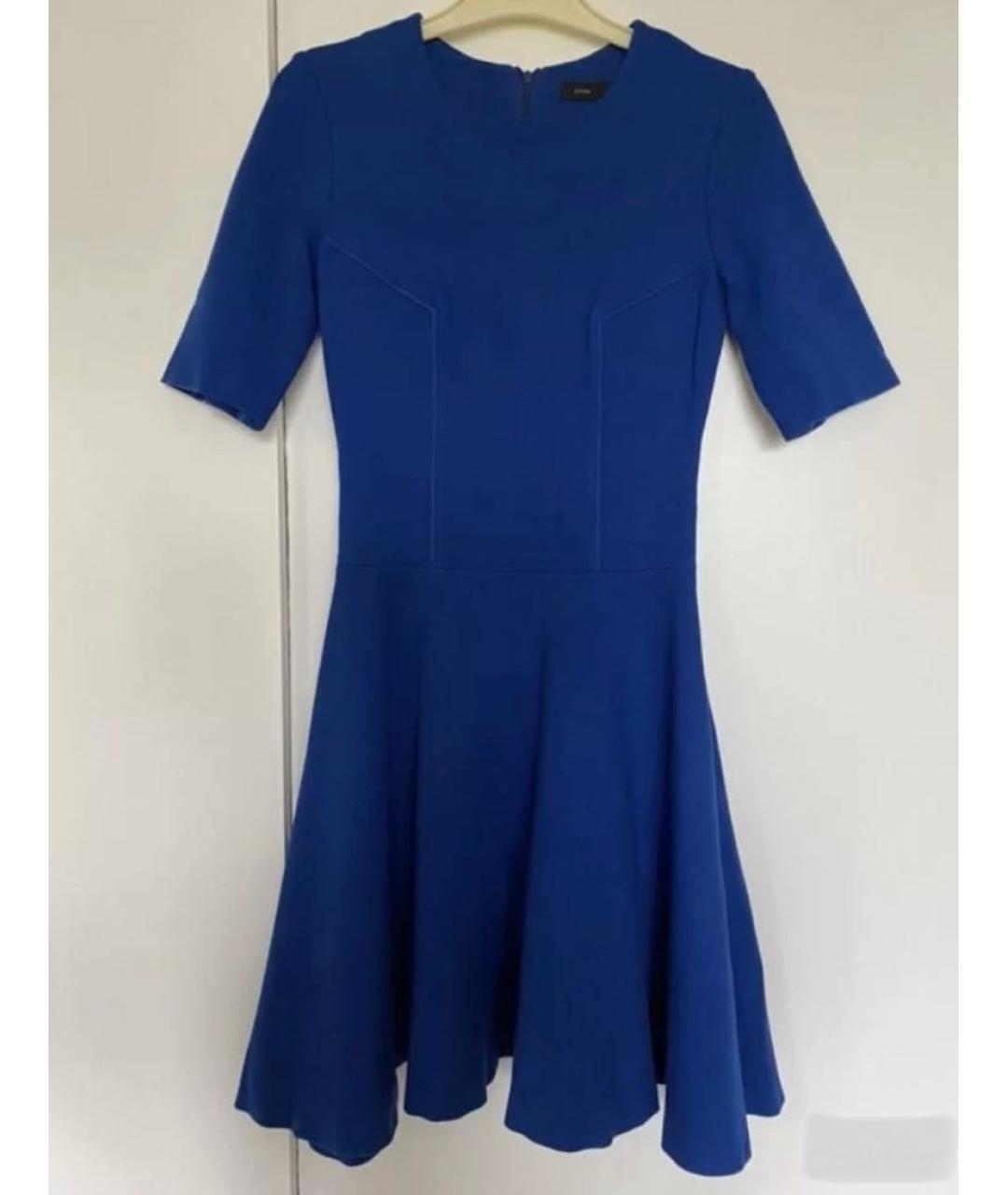 JOSEPH Синее вискозное повседневное платье, фото 6
