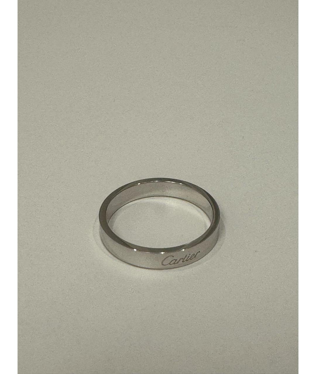 CARTIER Серебряное платиновое кольцо, фото 5