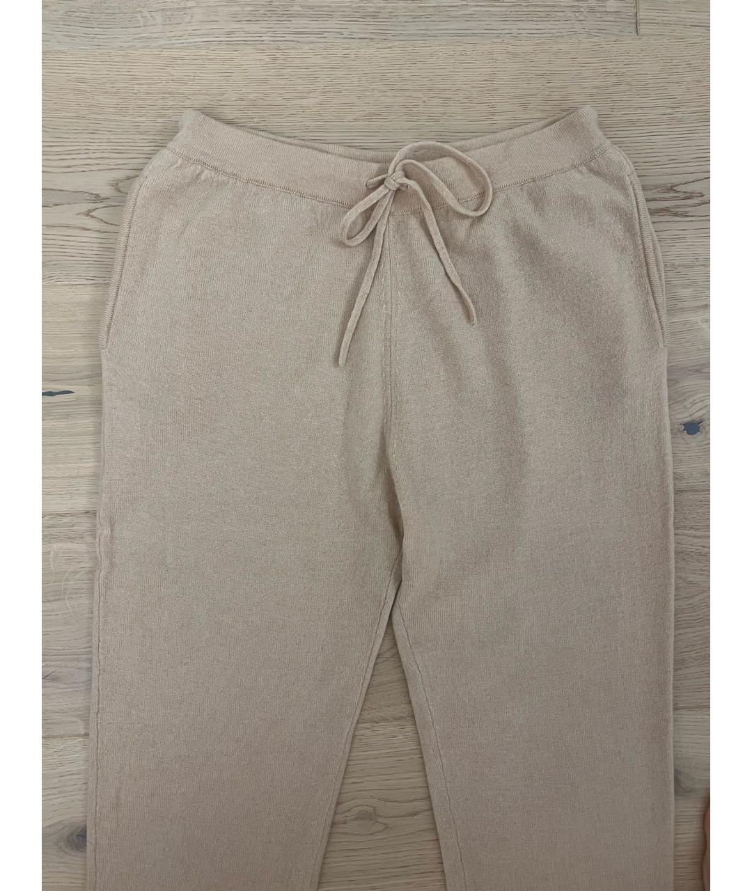 12 STOREEZ Бежевые кашемировые повседневные брюки, фото 3