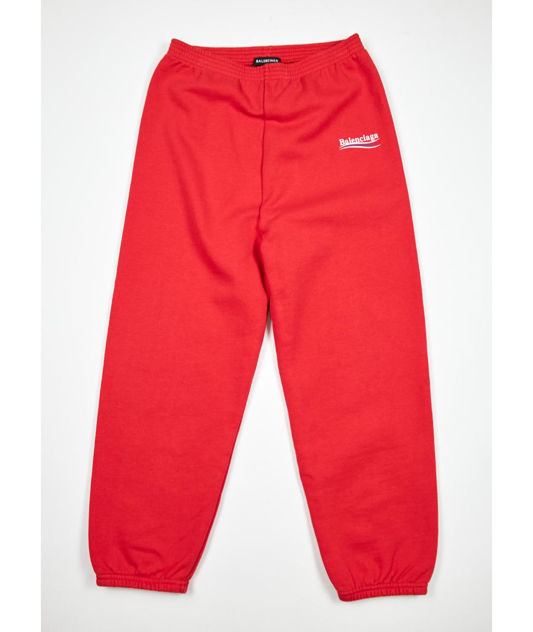 BALENCIAGA Красные хлопковые брюки и шорты, фото 6