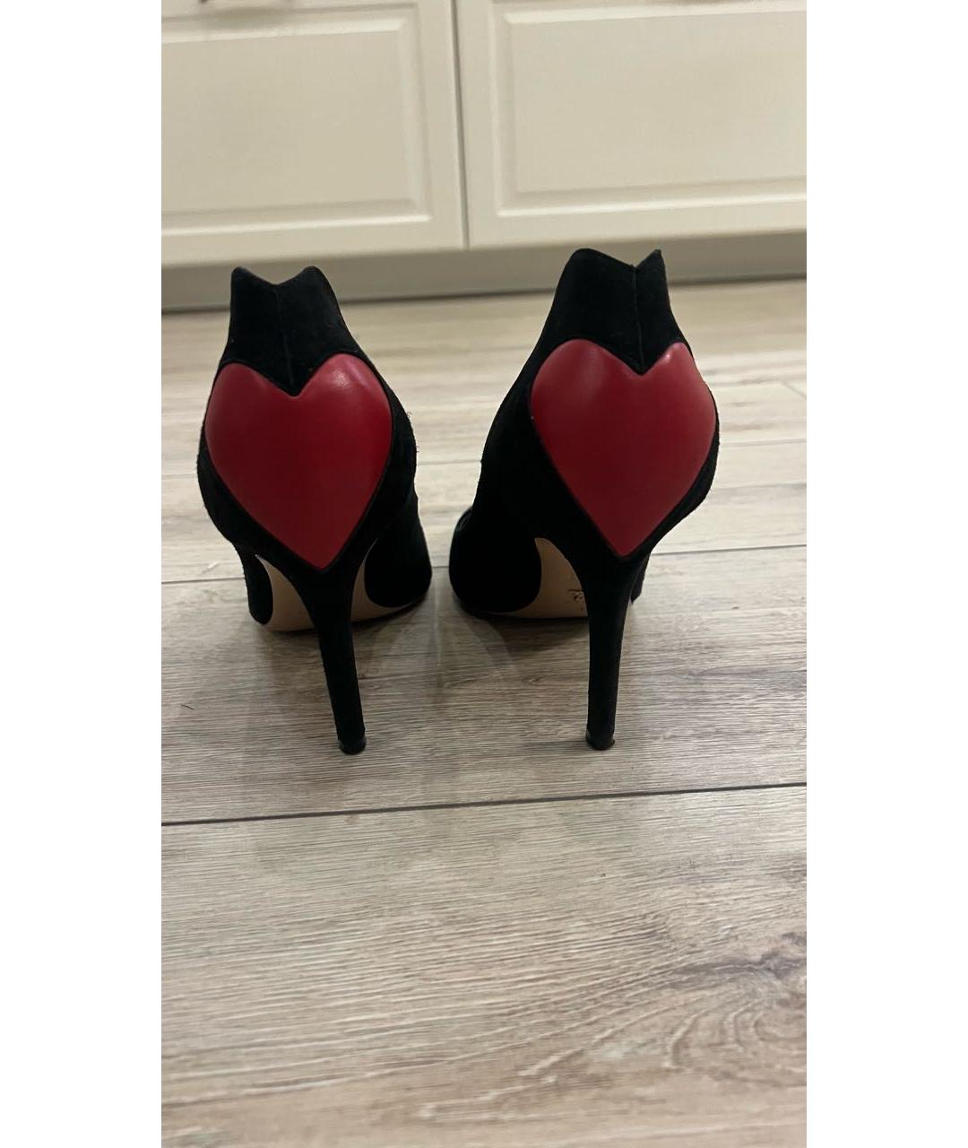 CHRISTIAN DIOR Черные замшевые туфли, фото 4