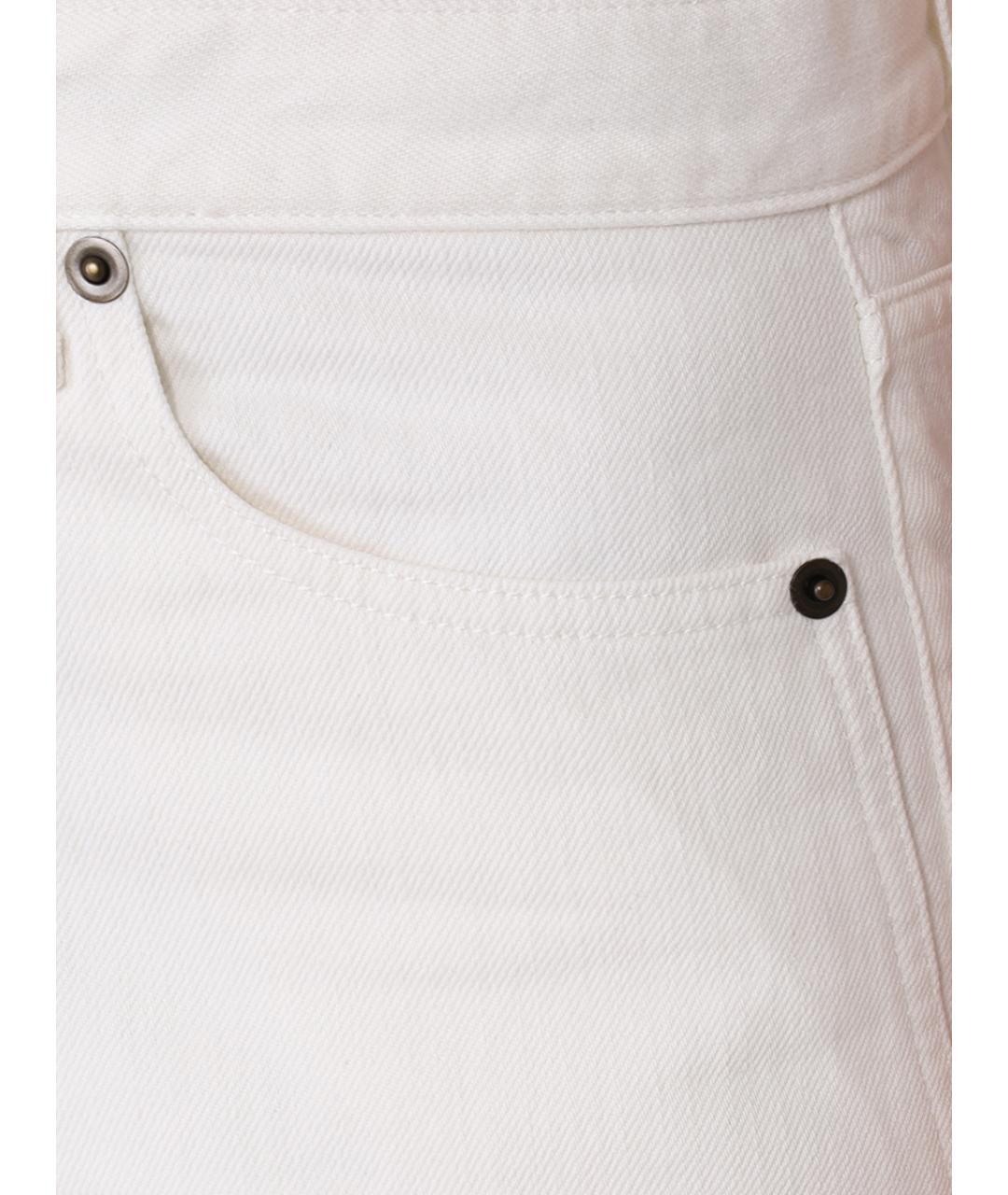 SAINT LAURENT Белые джинсы слим, фото 5