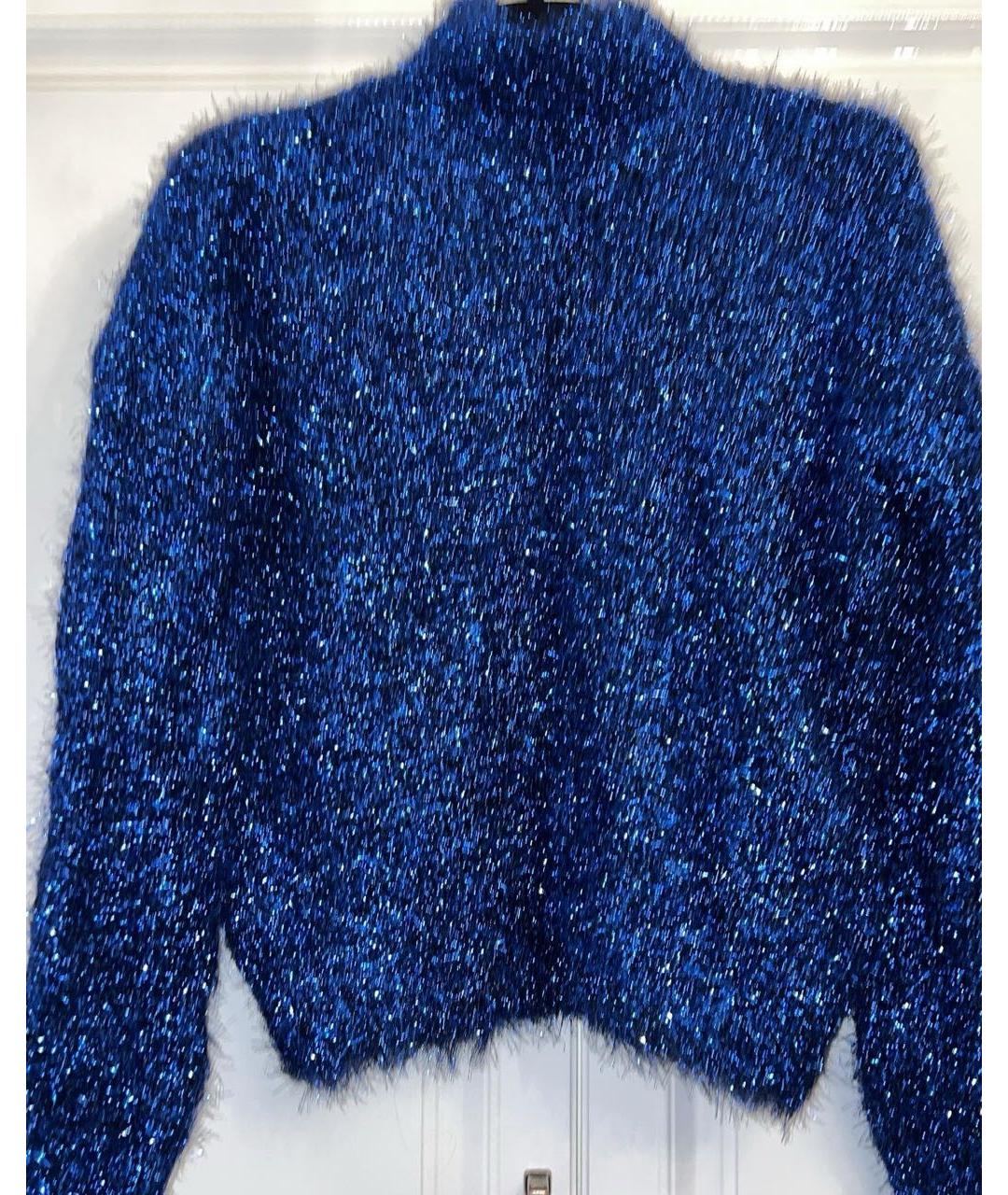 FILLES A PAPA Синий полиэстеровый джемпер / свитер, фото 2
