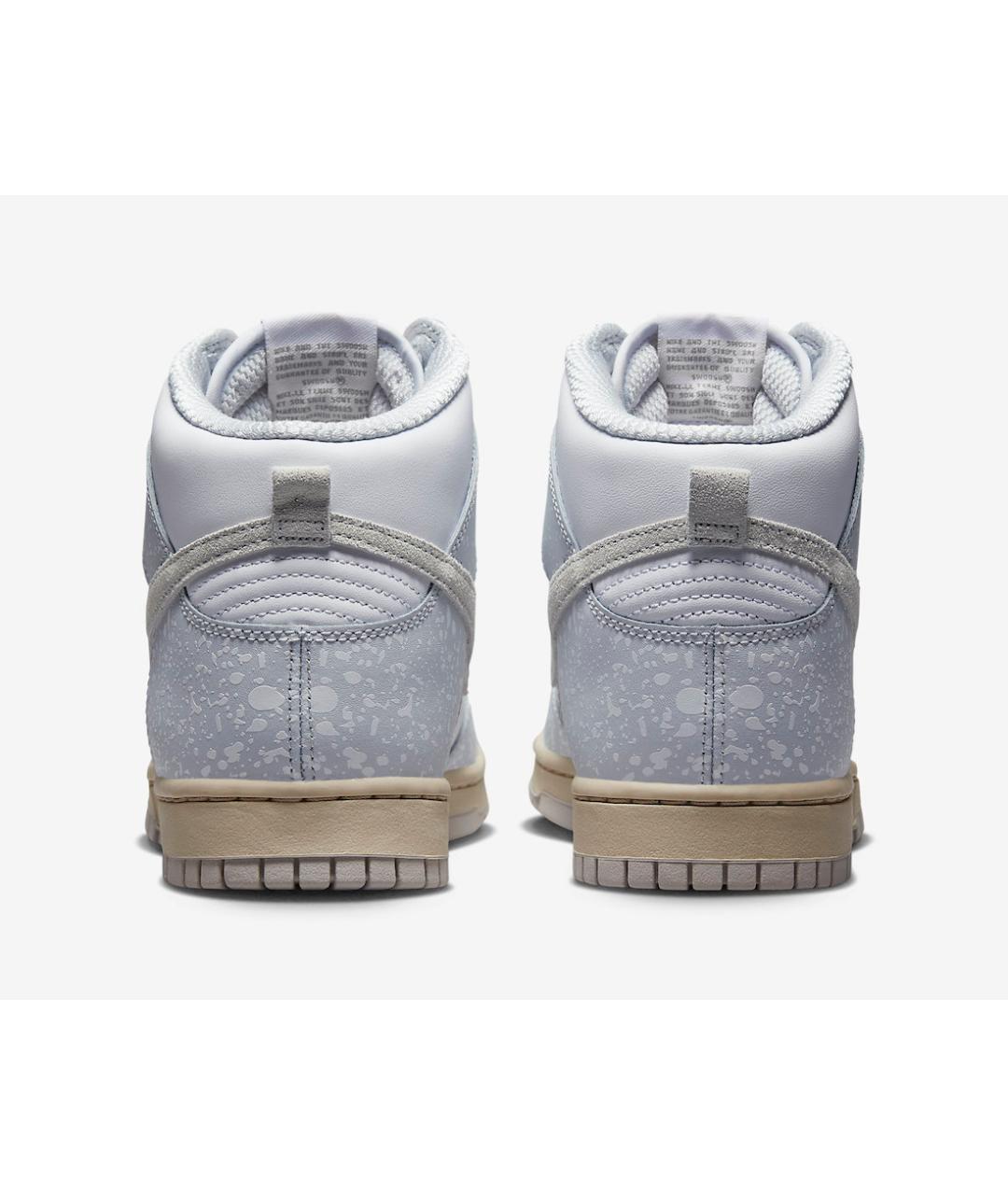 NIKE Серые кожаные кроссовки, фото 4