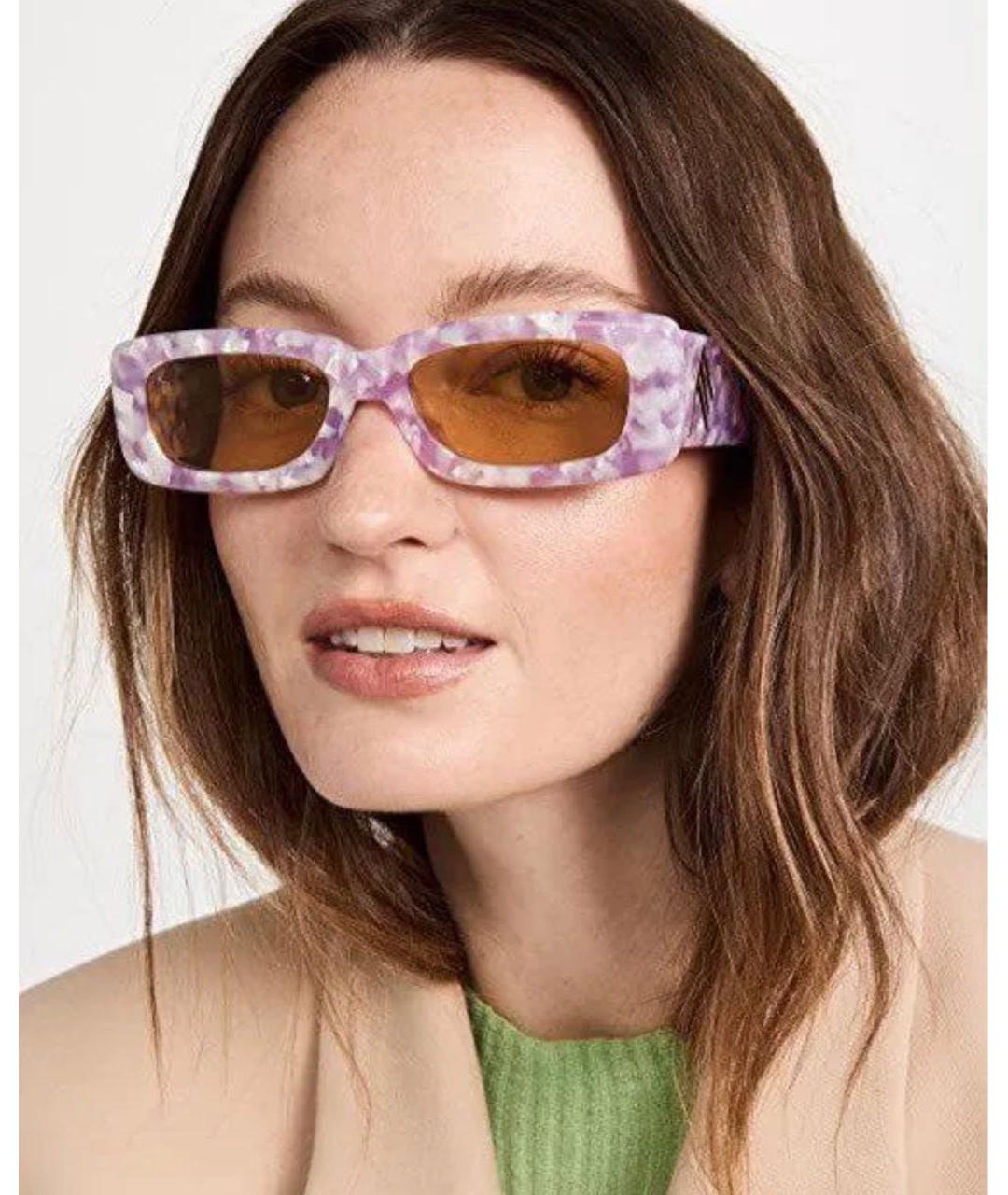 THE ATTICO Розовые пластиковые солнцезащитные очки, фото 4