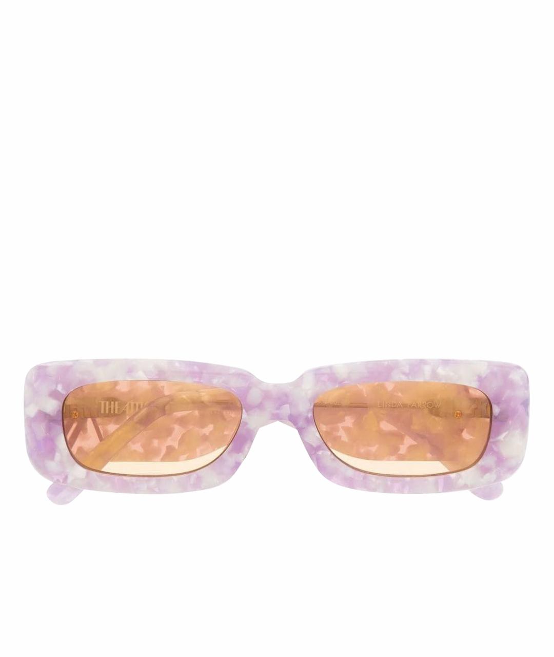 THE ATTICO Розовые пластиковые солнцезащитные очки, фото 1