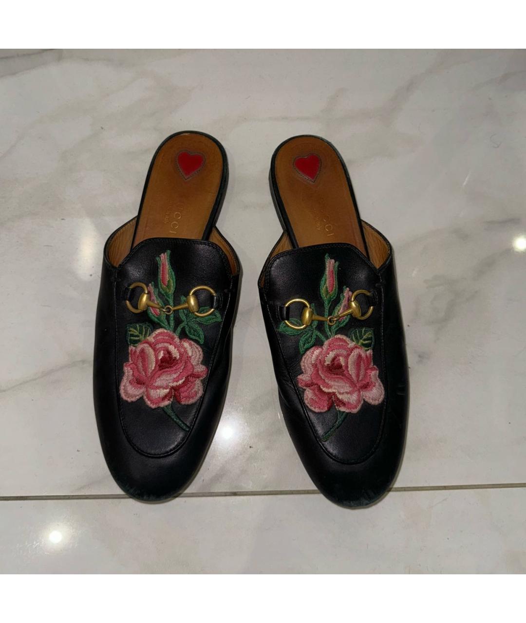 GUCCI Мульти кожаные мюли, фото 2