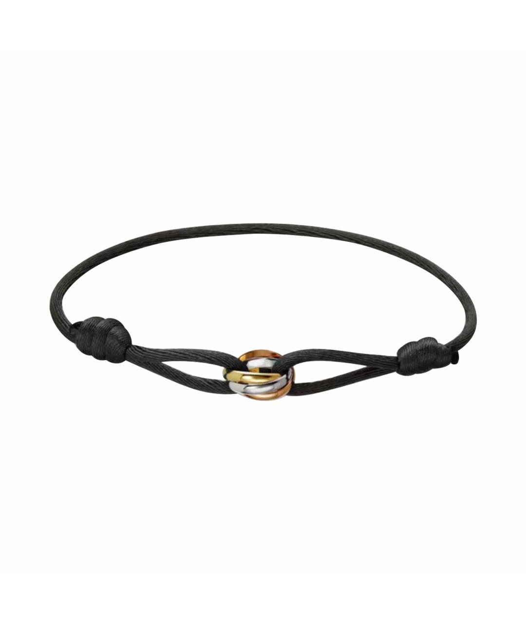 CARTIER Черный браслет из желтого золота, фото 1