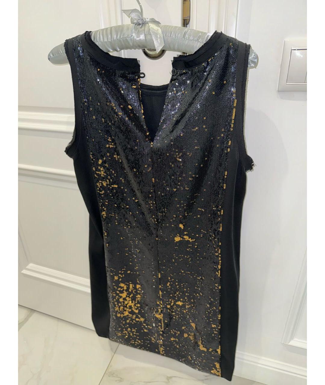 MICHAEL MICHAEL KORS Черное полиэстеровое коктейльное платье, фото 4