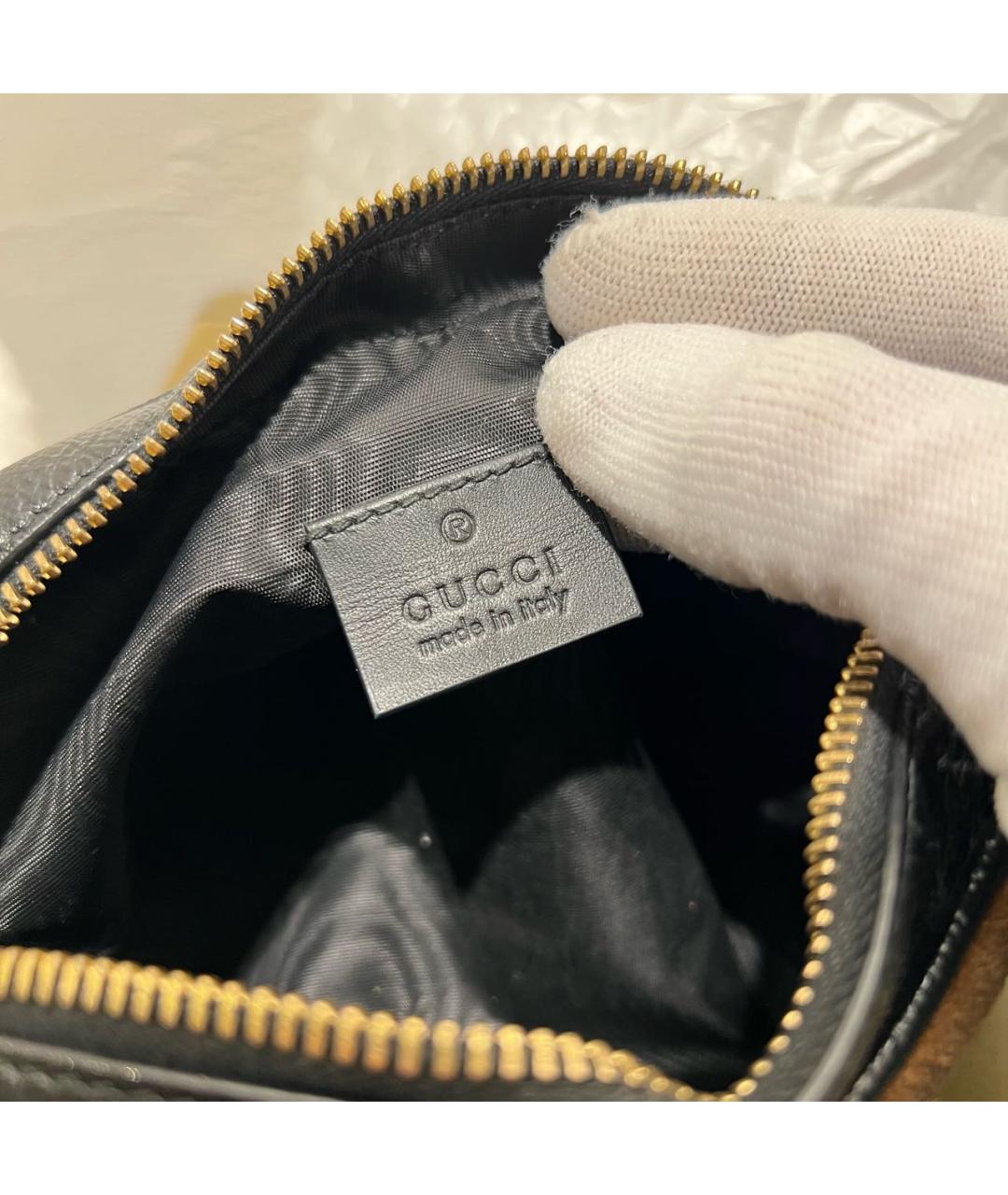 GUCCI Коричневая замшевая сумка через плечо, фото 2