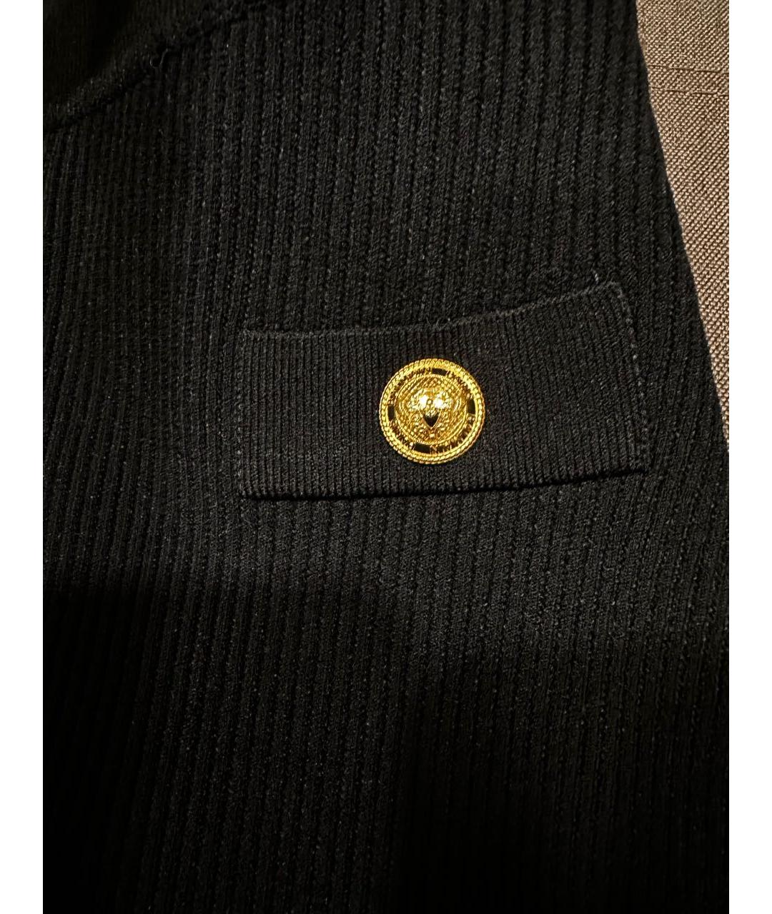 BALMAIN Черные вискозные шорты, фото 3