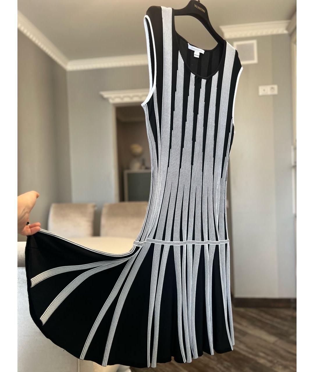 DIANE VON FURSTENBERG Черное повседневное платье, фото 5