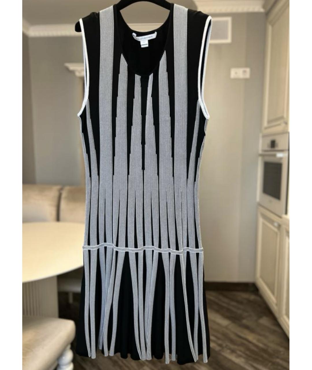 DIANE VON FURSTENBERG Черное повседневное платье, фото 7