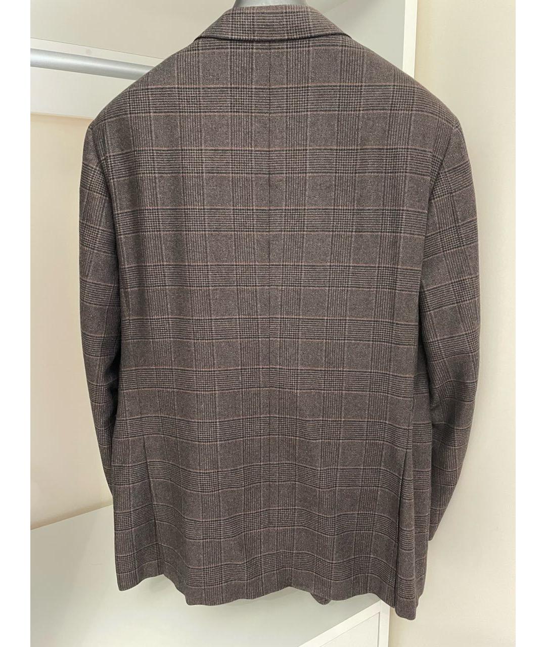CANALI Коричневый кашемировый пиджак, фото 2