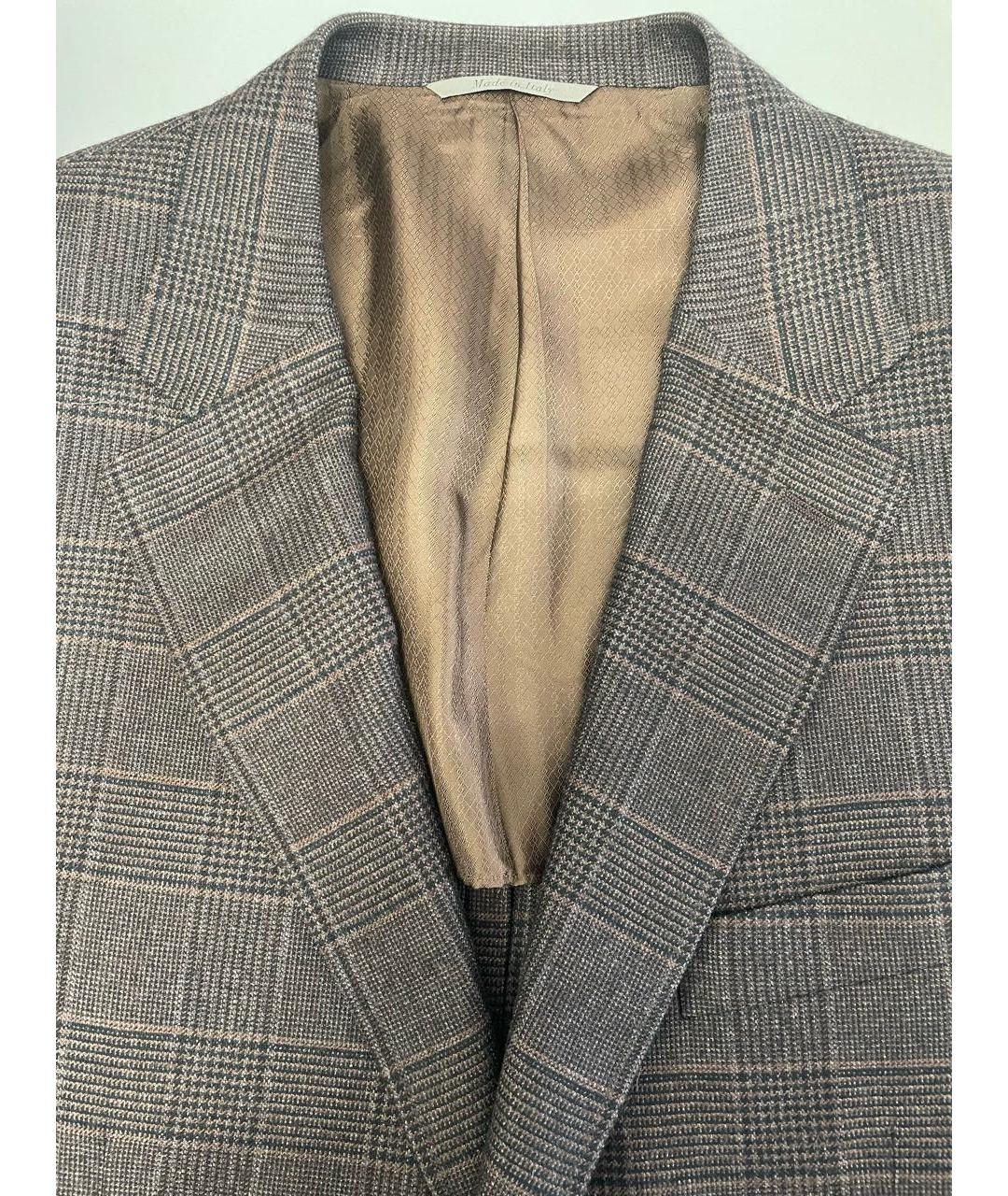 CANALI Коричневый кашемировый пиджак, фото 3