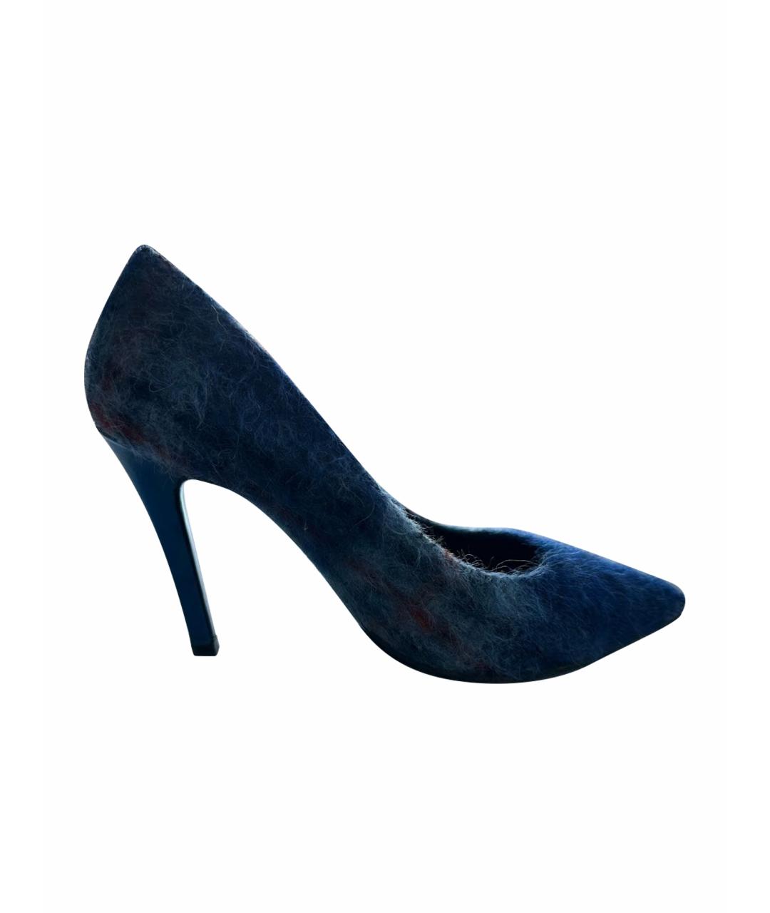 MSGM Синие текстильные туфли, фото 1