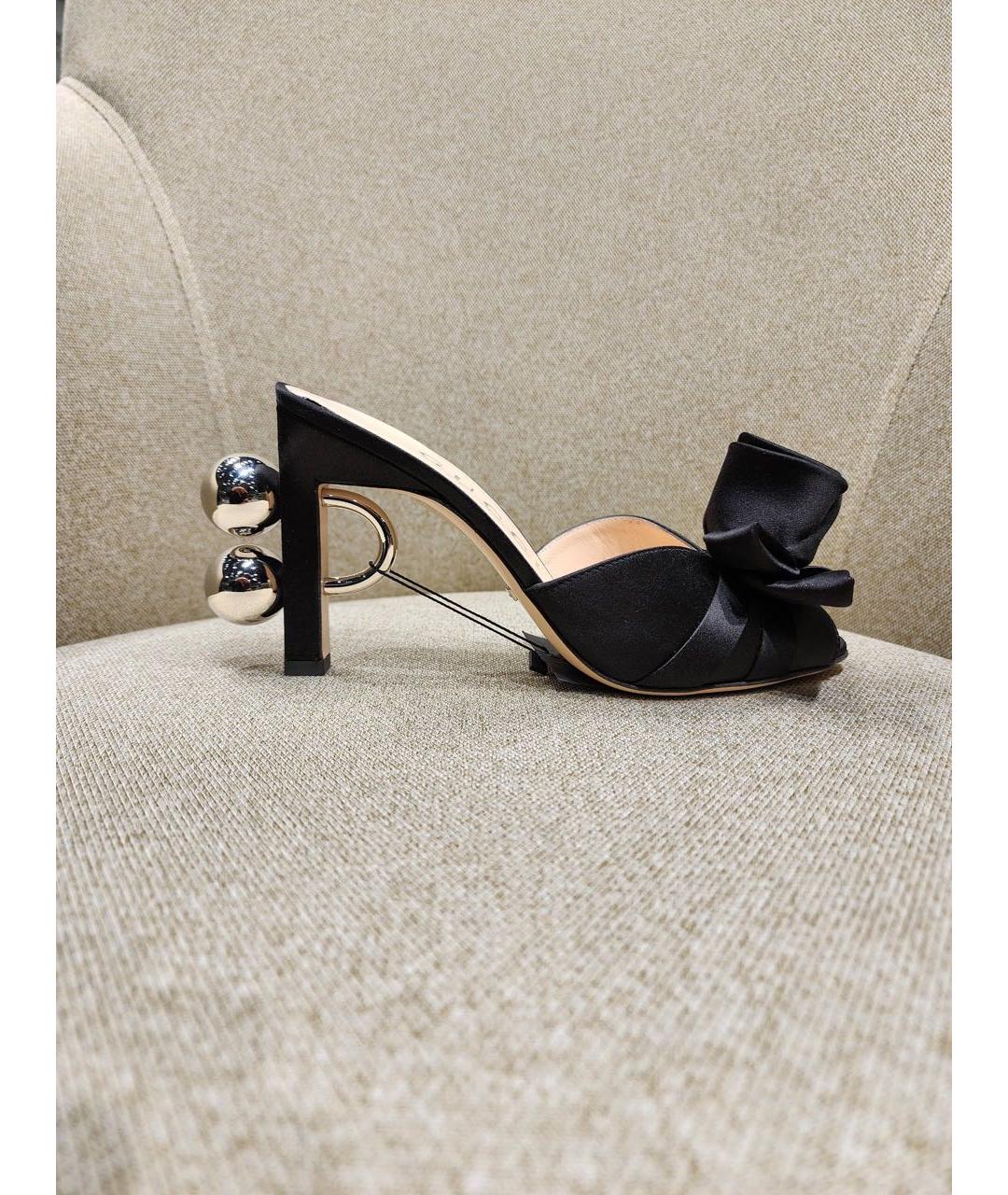 GUCCI Черные кожаные туфли, фото 5