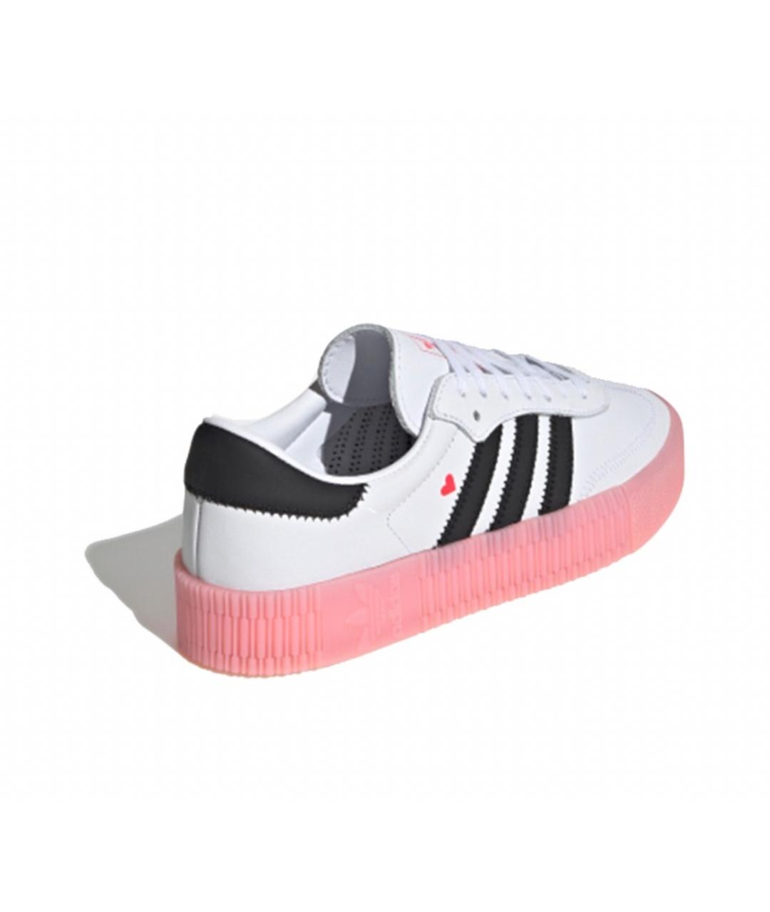 ADIDAS Белые кожаные кроссовки, фото 3