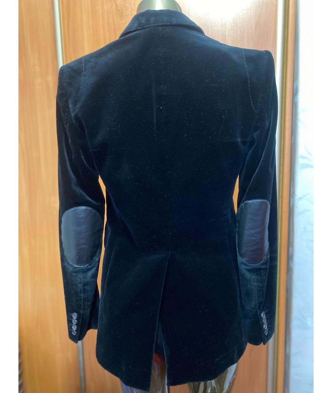 JOSEPH Черный бархатный жакет/пиджак, фото 2