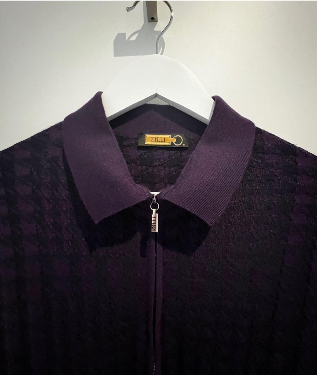 ZILLI Фиолетовый кашемировый джемпер / свитер, фото 2
